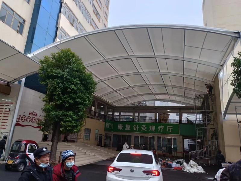 小区电动车膜结构车棚定制，2026正规邗江区膜结构厂家推荐-1